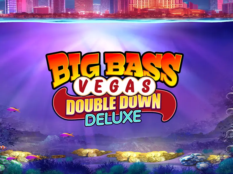 Big Bass Vegas Double Down Deluxe - Caça-níquel com alta volatilidade e grande potencial de ganho.
