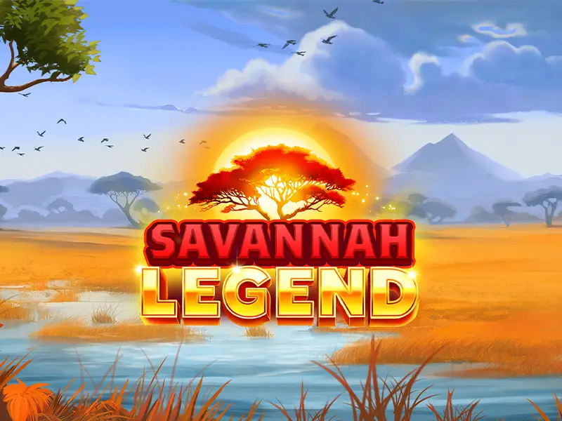 Savannah Legend - Jogo com narrativa imersiva e recursos de bônus interconectados.